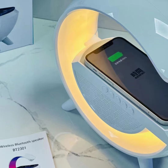 Habibi Led Wireless Charger Speaker